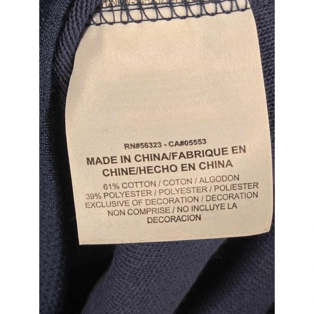 Nike Mens XL Navy Blue 1/4 Zip Pullover MoorMans ShowTec Logo 400099-469